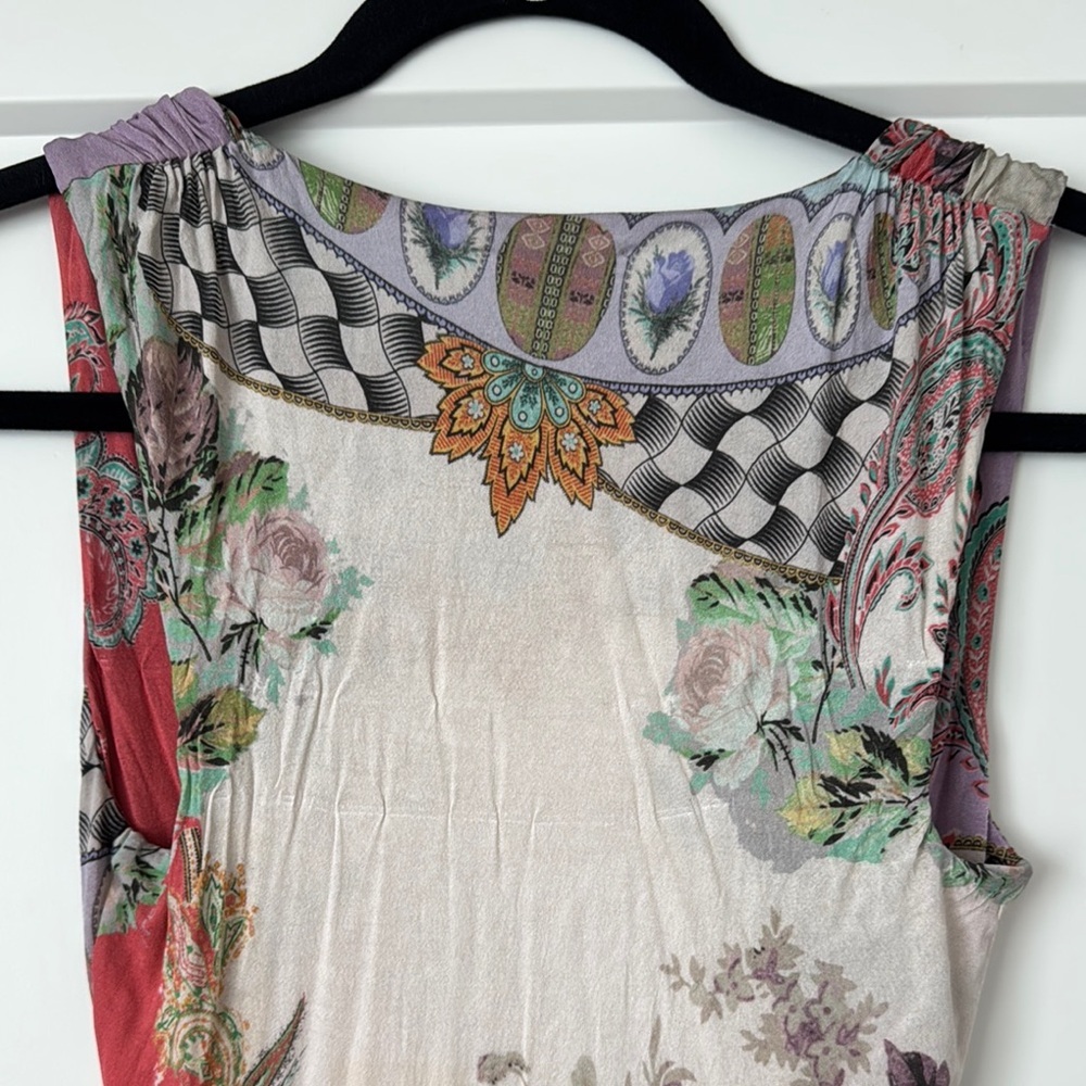Etro Patterned Ruched Midi Sundress - Picture 4 of 8